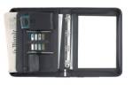 Dokumentmappe&nbsp;Eurostyle&nbsp;sort kunstl&aelig;der&nbsp;stor&nbsp;A4&nbsp;m/ringe 