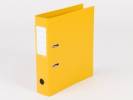 Brevordner Q-Line gul A4 metalskinne 75mm ryg 
