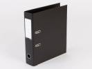 Brevordner Q-Line sort A4 metalskinne 75mm ryg 