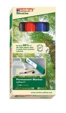 Marker&nbsp;Edding&nbsp;21&nbsp;Ecoline&nbsp;ass. perm.&nbsp;1,5-3mm&nbsp;4stk/s&aelig;t 