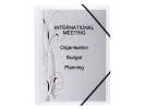 Mappe A4 m/elastik Polyvision Opaque hvid