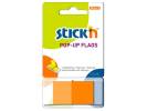 Indeksfaner Stick'N Pop Up orange 45x25mm 50stk/pak