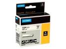 Dymo RHINO Vinyl tape 12 mm x 5.5 m sort/hvid