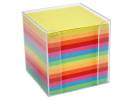 Kubusdispenser kul&oslash;rt Folia 700ark 9,5x9,5x9,5 cm