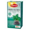 Te Lipton Green Tea Mint 25breve/æsk