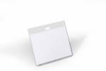 ID kort holder&nbsp;u/clip 60x90mm&nbsp;20stk/pak&nbsp;transparant 