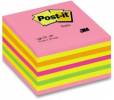 Blok Post-it Notes 2028NP 76x76 mm Kubus neon pink