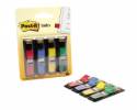 Post-it indexfaner smalle 12,5x43mm 4x35stk/pk dispenser