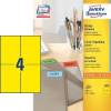 Etiket Avery gul 105x148mm 3459 40stk/ark 100ark/pak