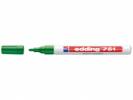 Paint marker Edding 751 permanent gr&oslash;n rund spids 1-2mm