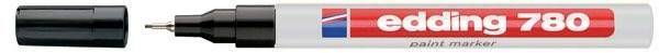 Marker&nbsp;Edding&nbsp;780&nbsp;hvid&nbsp;0,8mm metalindfattet&nbsp;spids 