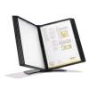 Registersystem A5 Easym. t/10 lommer sort bordmodel 