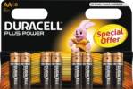 Batteri Duracell Plus Power AA 8 stk/pak