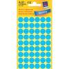 Etiket Avery bl&aring; &Oslash;12mm 3142 270stk/pak