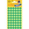 Etiket Avery gr&oslash;n &Oslash;12mm 3143 270stk/pak