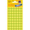 Etiket&nbsp;Avery&nbsp;neon&nbsp;gr&oslash;n&nbsp;&Oslash;12mm 3149&nbsp;270stk/pak 