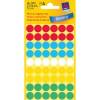 Etiket&nbsp;Avery&nbsp;ass.&nbsp;farver&nbsp;&Oslash;12mm 3088&nbsp;270stk/pak 