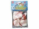 Balloner runde med flag 10stk/pak 