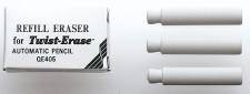 Viskel&aelig;der&nbsp;Pentel&nbsp;Twist&nbsp;Erase refill&nbsp;E10&nbsp;3&nbsp;stk/pk 