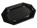 Cateringfad&nbsp;sort&nbsp;plast&nbsp;35x25cm oval&nbsp;10x10stk/kar&nbsp;A-PET&nbsp;lille