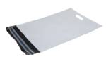 Forsendelsesposer&nbsp;PE&nbsp;A3&nbsp;hvid 340x490mm&nbsp;m/h&aring;ndtag&nbsp;100stk/ps 