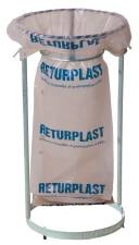 Affaldss&aelig;kke returplast 240l 850x1550mm 10stk/rul