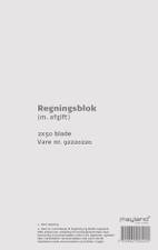 Regningsblok&nbsp;m/afgift&nbsp;2x50bl 126x200mm&nbsp;92&nbsp;2202&nbsp;20 