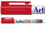 Marker Artline EK700 r&oslash;d 0.7 mm perm. alu 