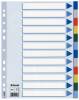 Faneblade Esselte plast A4 12-delt 15262