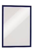 Skilt&nbsp;DURAFRAME&reg;&nbsp;selvkl&aelig;bende A3&nbsp;m/bl&aring;&nbsp;ramme&nbsp;2stk/pak 