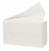 Håndklædeark TAD 2-lags hvid 20 pk x 10/ kar. 100% nyfiber