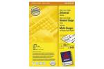Etiket Avery gul 105x37mm 3455 105x37mm 16stk/ark 100ark/pak