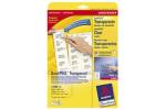 Etiket laser L7560-25 adresse transparent 63.5x38.1 mm