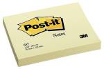 Post-it blok 657 gul 76x102mm 100bl 3M 12blk/pak