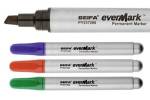 Marker WERA sort permanent kantet spids 1-4mm