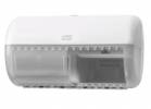 Dispenser&nbsp;Tork&nbsp;toilet&nbsp;T4 557000&nbsp;twin&nbsp;hvid 