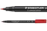 Overheadpen Lumocolor 313 r&oslash;d 0.4 mm S perm 