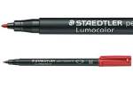 Overheadpen Lumocolor 317 r&oslash;d 1.0 mm M perm 