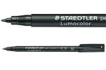 Overheadpen Lumocolor 317 sort 1.0 mm M perm 