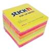 Notes Stick'N Neon Z-fold lemon, magenta, orange 76x76mm 6blk