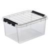 Plastkasse SmartStore Classic 31 32l m/l&aring;g 50x39x26cm