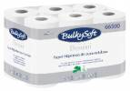 Toiletpapir Bulkysoft 2-lags hvid 9cmx24m 200ark 96rul/kar