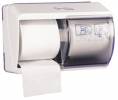 Dispenser t/toiletpapir 2 rul transparent front