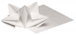 Middagsserviet, ABENA Gastro, 1/4 fold, 48x48cm, hvid, airlaid