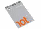 Notesblok A5 m/topspiral Perf. linjeret 80 blade 70 gr.