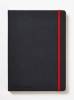 Notesbog Oxford Black n´Red A5 lin Hard coverl 72 blade