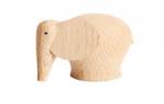 Woud Træfigur Nunu elephant mini