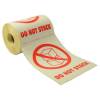 Etiketter ''Do not stack'' hvid/rød, 148x210 mm. A5