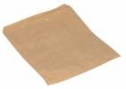 Brødpose, 37x29cm, brun, papir, uden rude