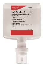 Hånddesinfektion Gel Soft Care Des E 1.3ltr med Ethanol u/Parfume, 4 stk. 